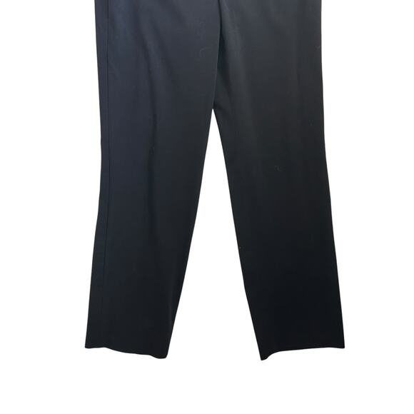 Larry Levine Women Pants 10 Black Classic Business Casual Stretch Minimalistic - Picture 7 of 10
